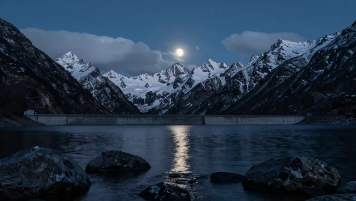 Why Alaskan peaks glow while valleys go dark