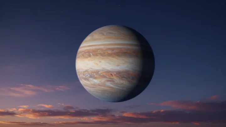 Cold Giants That Paint Warm, Earth-Like Skies