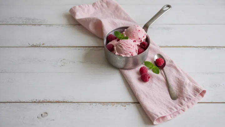 Raspberry Ice Cream As A Portion Hack