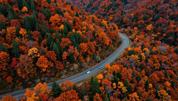 When One Road Splits an Entire Forest