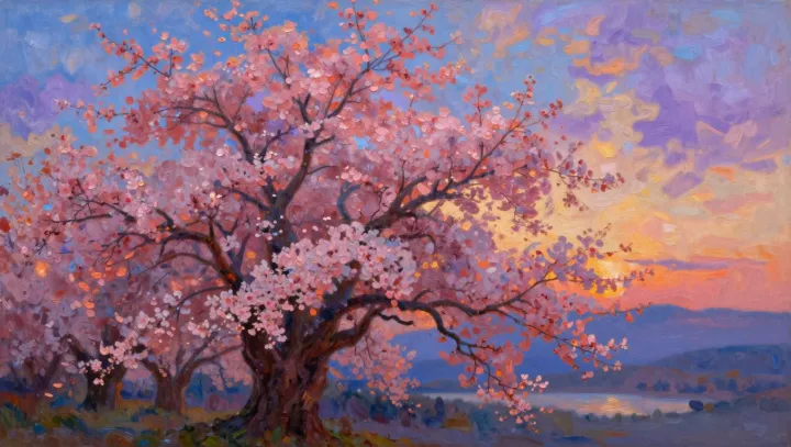 Van Gogh’s Almond Blossoms as Control