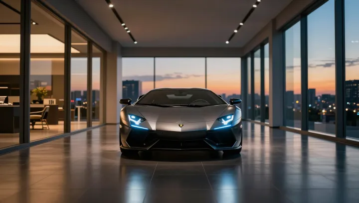 Why Parked Supercars Look Faster