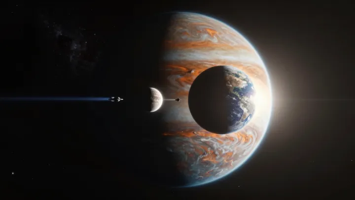 Riding a Giant’s Gravity Without Falling In
