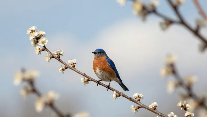 Blue birds that hide in plain sight