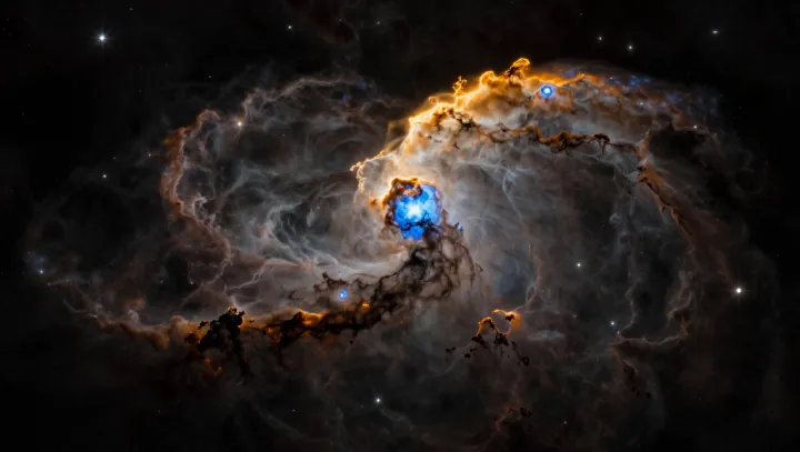 How Dark Cosmic Voids Forge Blazing Stars
