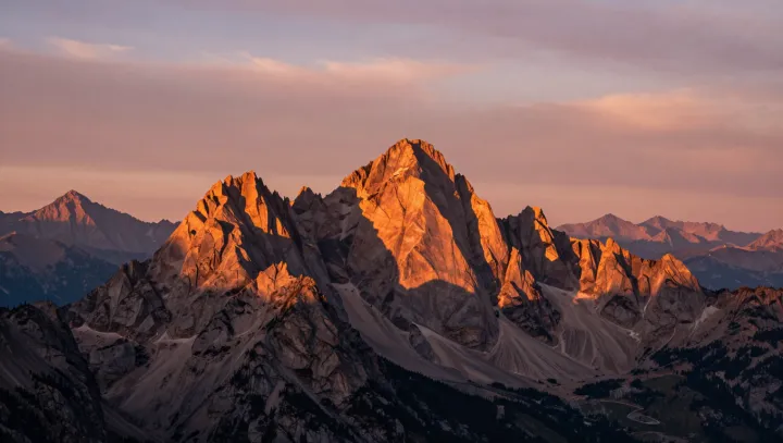 Why Gray Cliffs Ignite At Sunset