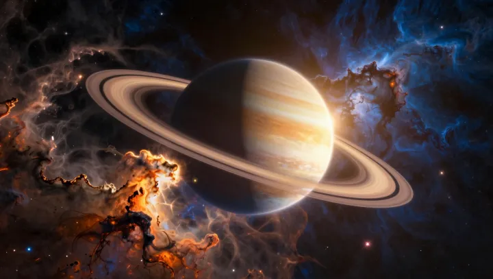 Why Planetary Rings Blaze Against Nebulae