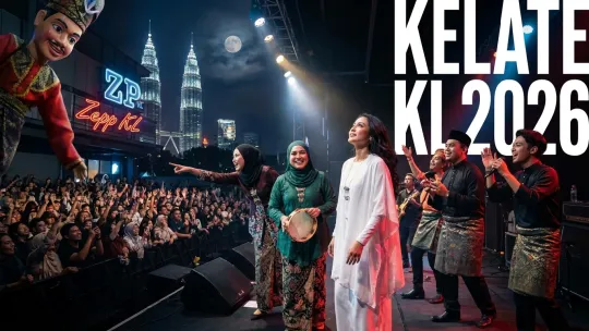 Gelombang Kelate Ke KL gegar Zepp Kuala Lumpur