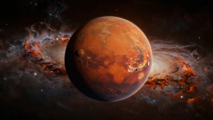 Frozen Clues At The Edge Of Mars
