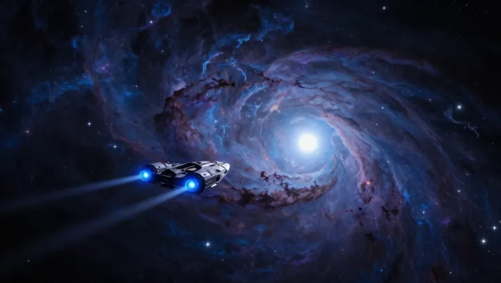 Why Rocket Exhaust Glows In Empty Space