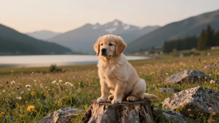 How a Quiet Sunset Primes a Puppy Brain