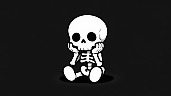 Why A Bare Cartoon Skull Feels Alive