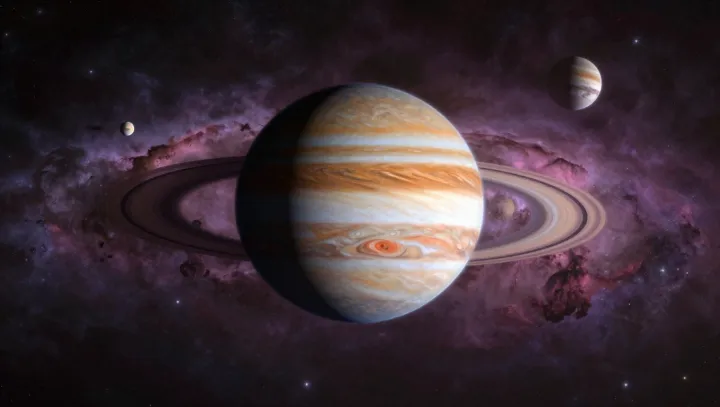 When a Gas Giant Makes Night Loud with Light