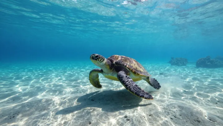 How Physics Enables Sea Turtles to Remain Underwater Without Breathing