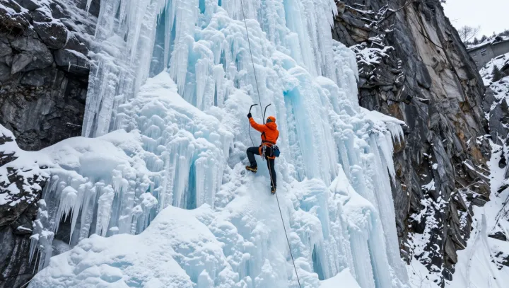 Why a Long Ice Fall Hurts Less