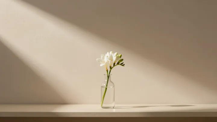 The Silent Lesson of a Single White Flower