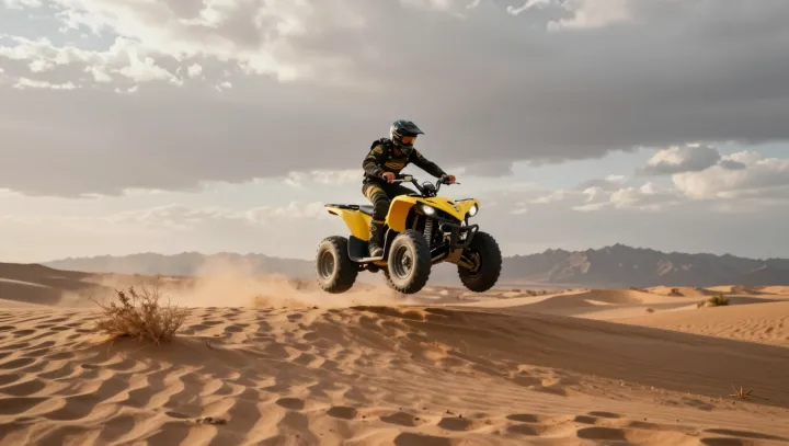 How ATV Riders Steer Aerial Rotation