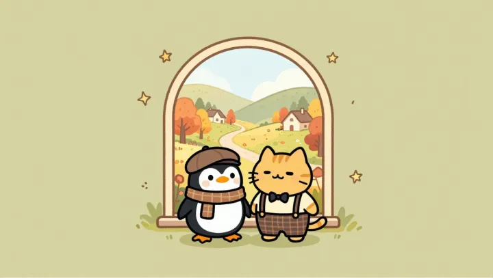 When Cats Share Space With Penguins