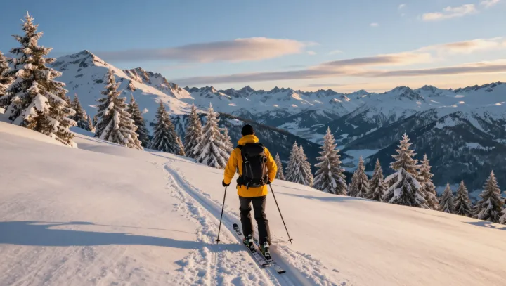 Racing Dawn for a Brief Hour of Perfect Snow