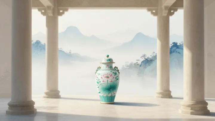 A Porcelain Jar That Measures Time