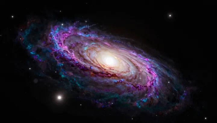 A perfect spiral under quiet assault