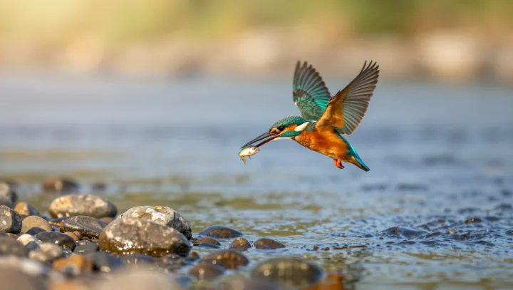 Why the kingfisher barely makes a splash