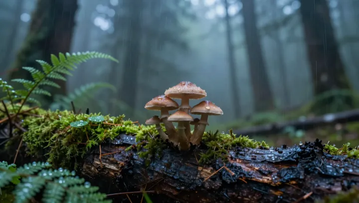 Inside the cool, wet physics of a dead log