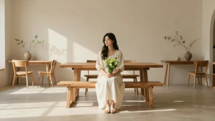Why a White Dress Wins in a Bare Studio