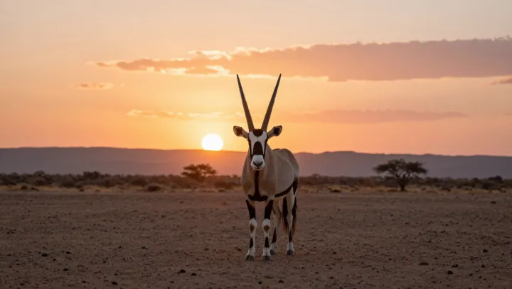 The Desert Antelope Behind the Unicorn