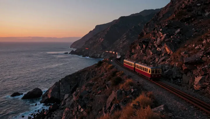 How Trains Ride the Edge of the Sea