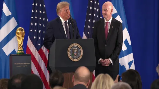 Infantino, Trump saling puji Piala Dunia