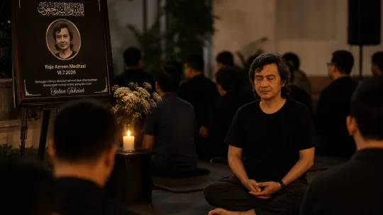 Raja Azreen rebah di pentas, peminat terdiam