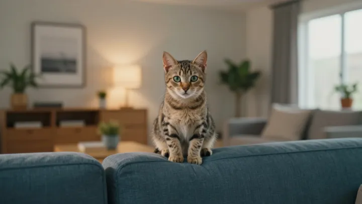 The Quiet Physiology Of A Sofa Kitten