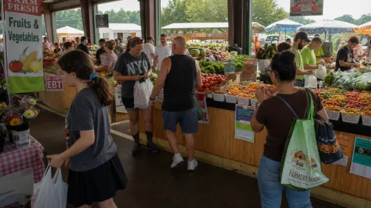 Outbreak Steers NC Shoppers To Local Stalls