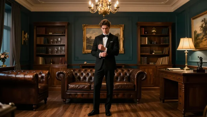 Why a Plain Black Tux Quietly Outranks Logos