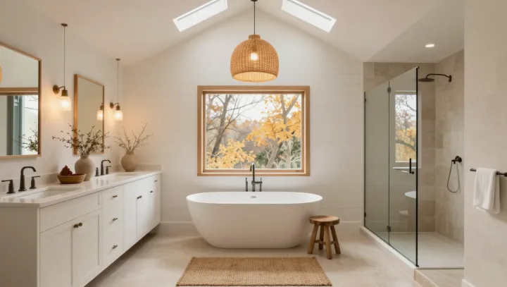 Skylit Bathroom Turns Night Into a Gentle Ritual
