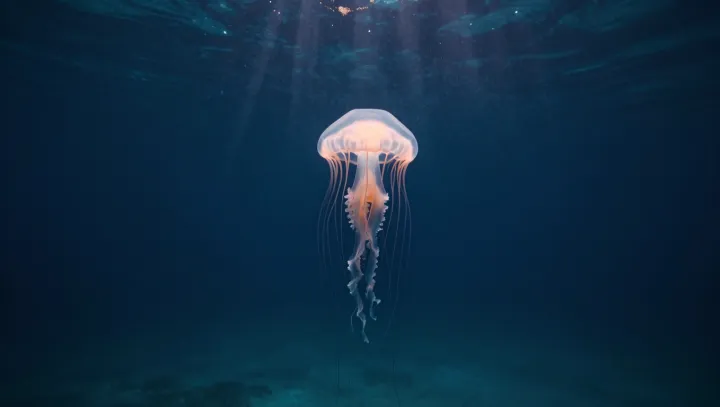How a Jellyfish Swims Without a Brain