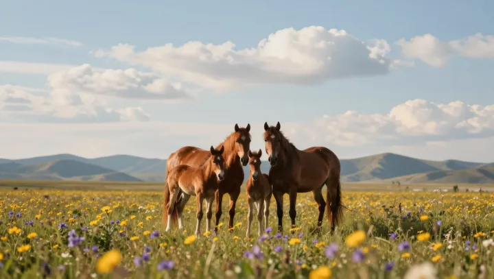 Silent mares, wired foals