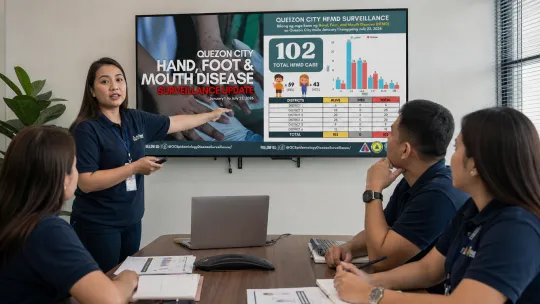 HFMD Cases Climb in Quezon City
