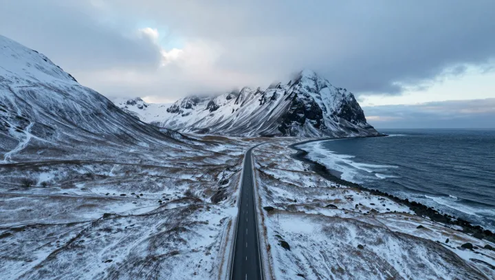 Why Engineers Risk Building Frozen Coastal Roads
