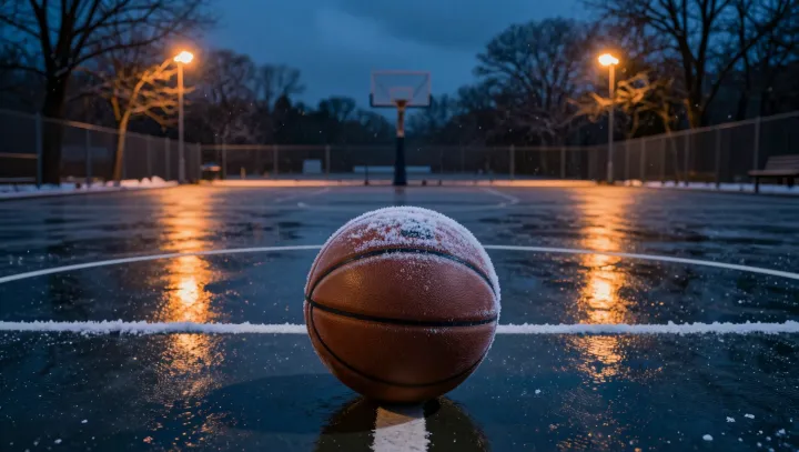 The Quiet Physics Beneath an Iced Court