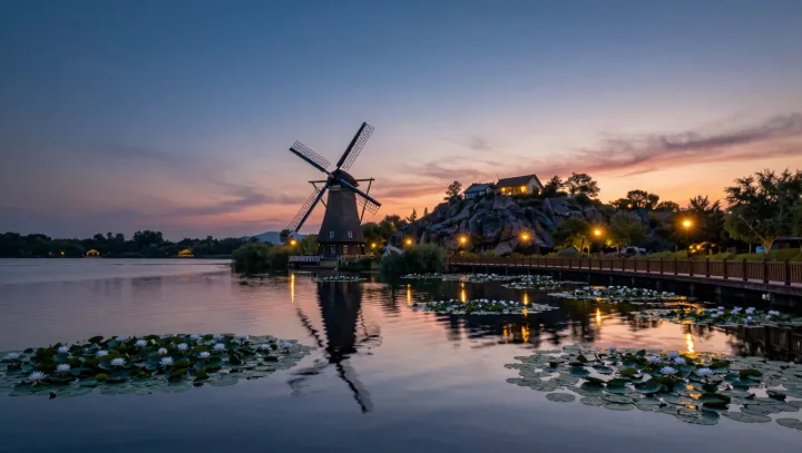 The Engineered Calm of Dusk Water
