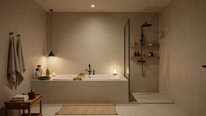 The Vertical Shower Shelf Illusion