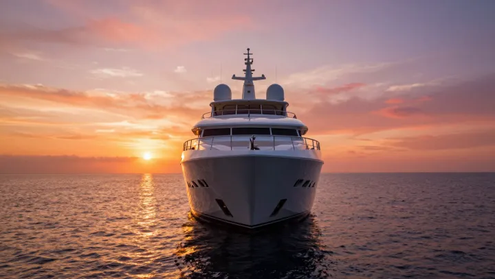 The hidden aerodynamics of calm superyachts