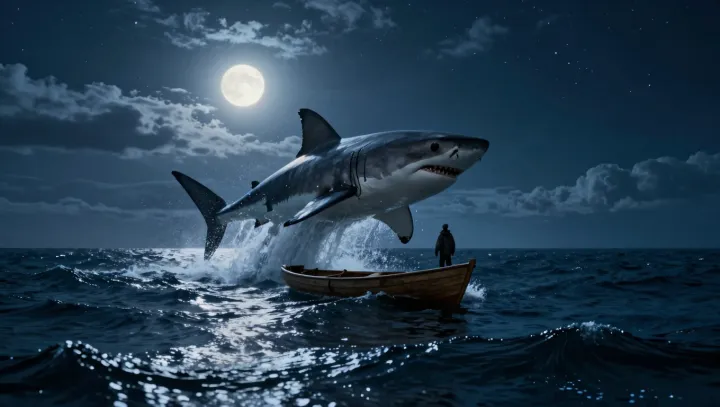 The Physics Behind A Flying Great White