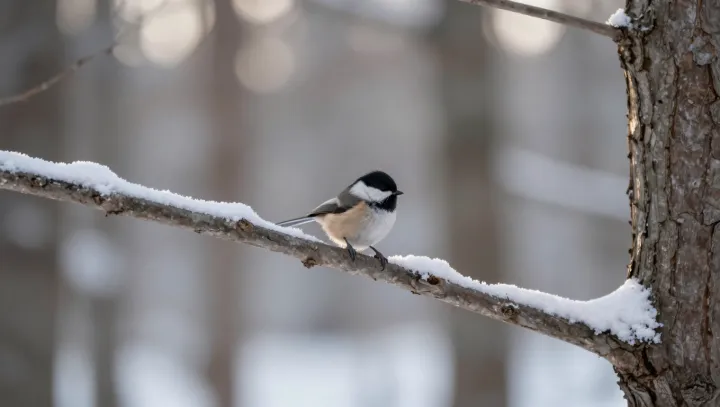 Paper-light chickadee, ironclad winter trick