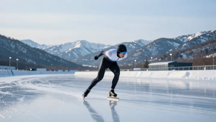 The hidden physics under a speed skater’s lean