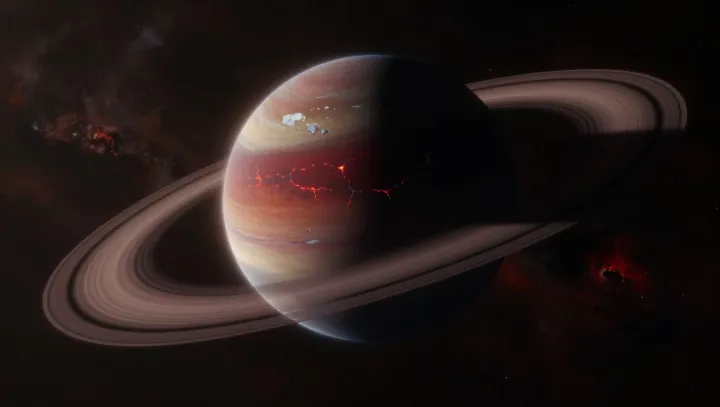 Saturn’s Rings: A Planet-Sized Razor-Thin Disk