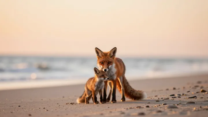 The Split Focus of a Red Fox