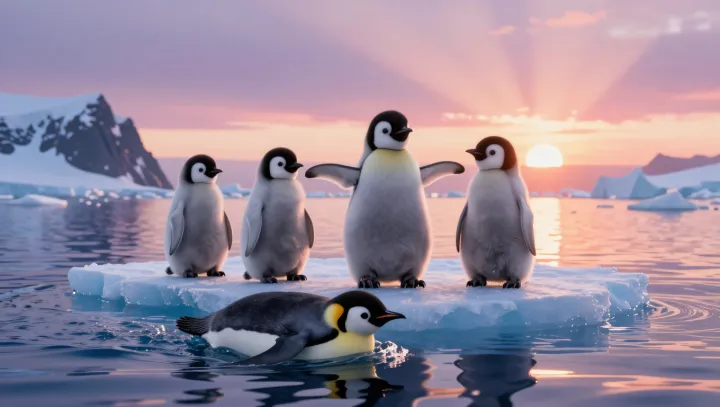 How Penguin Chicks Avoid Freezing on Open Ice